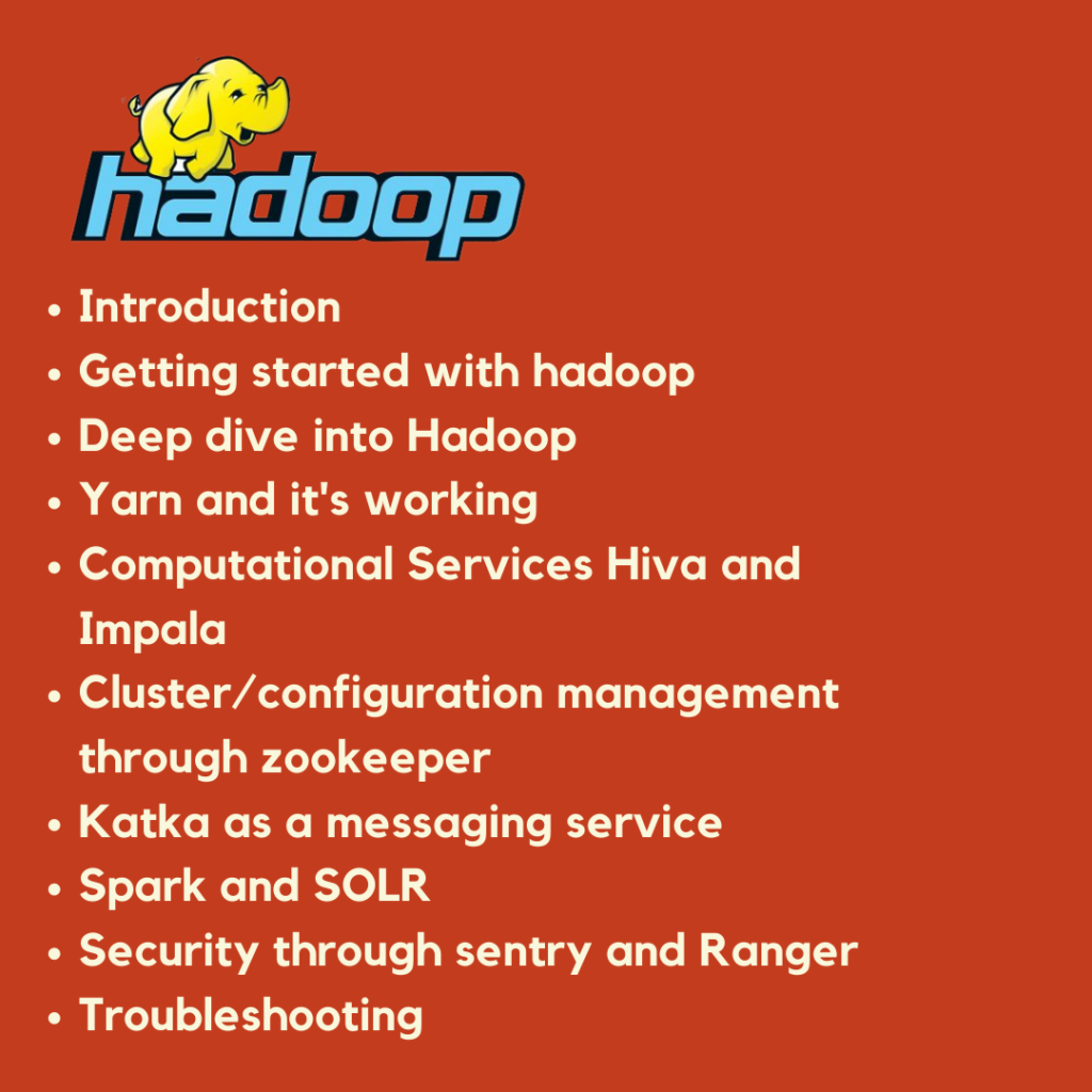 Hadoop Training in Hyderabaad