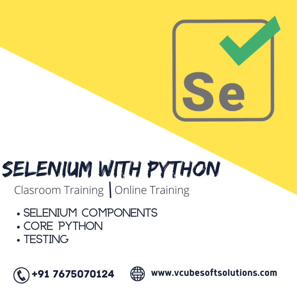 Selenium with Python training iN kukatpally
